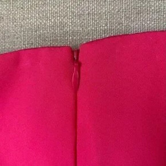 AKRIS Melissa Barbie Pink Silk Trouser Pant Fuscia Straight Leg RARE size 2 - Picture 8 of 15